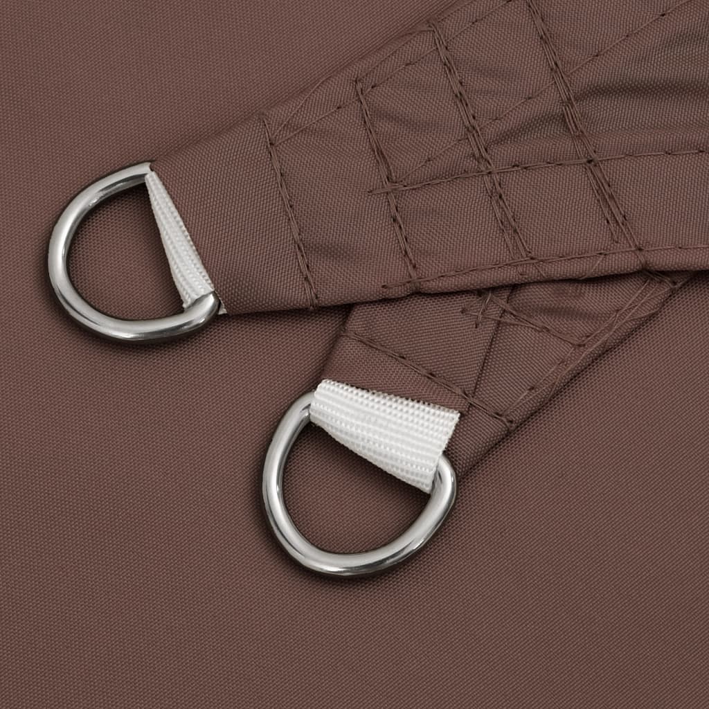 Sun sail Oxford fabric square 2.5x2.5 m brown