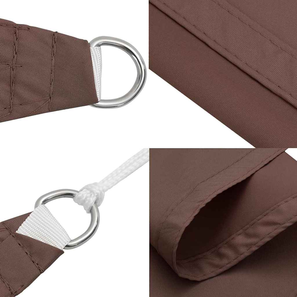Sonnensegel Oxford-Gewebe Quadratisch 4x4 m Braun