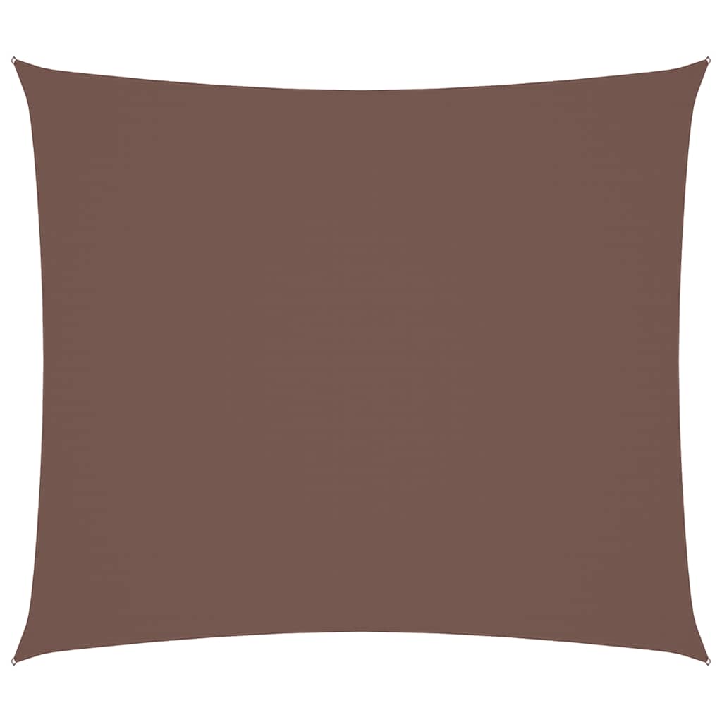 Sonnensegel Oxford-Gewebe Rechteckig 2x2,5 m Braun