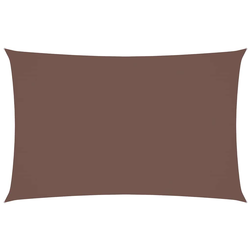 Sonnensegel Oxford-Gewebe Rechteckig 2x5 m Braun