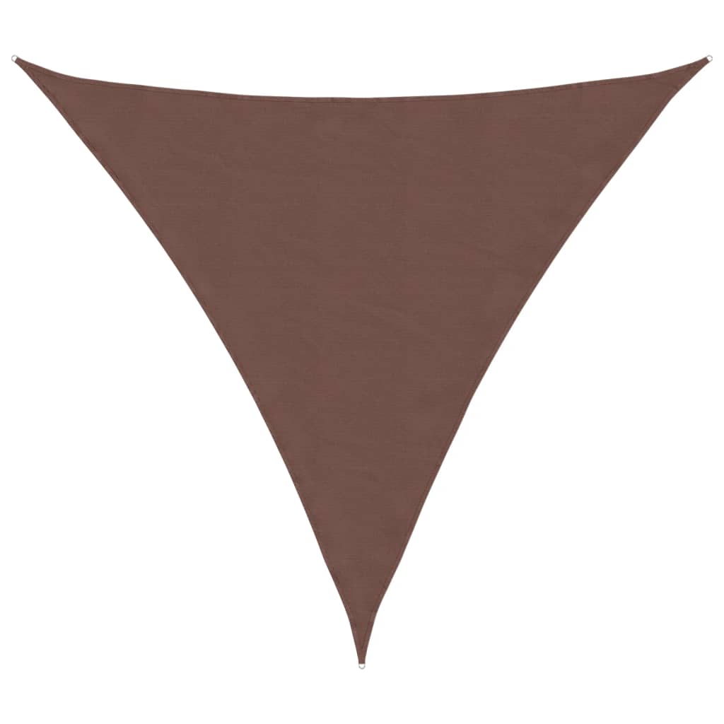 Sonnensegel Oxford-Gewebe Dreieckig 3x3x3 m Braun