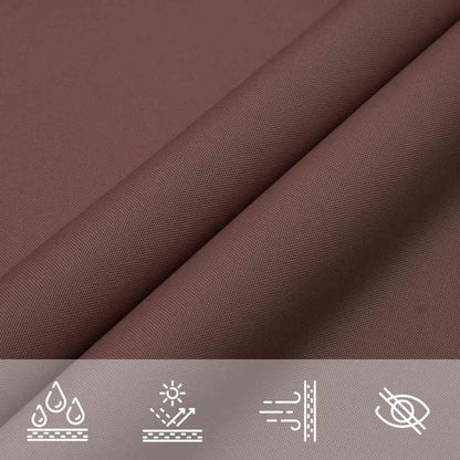 Sonnensegel Oxford-Gewebe Dreieckig 4,5x4,5x4,5 m Braun