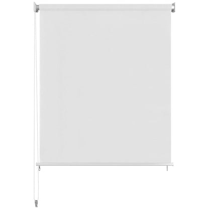 Außenrollo Weiß 85 (B) x 140 (H) cm HDPE