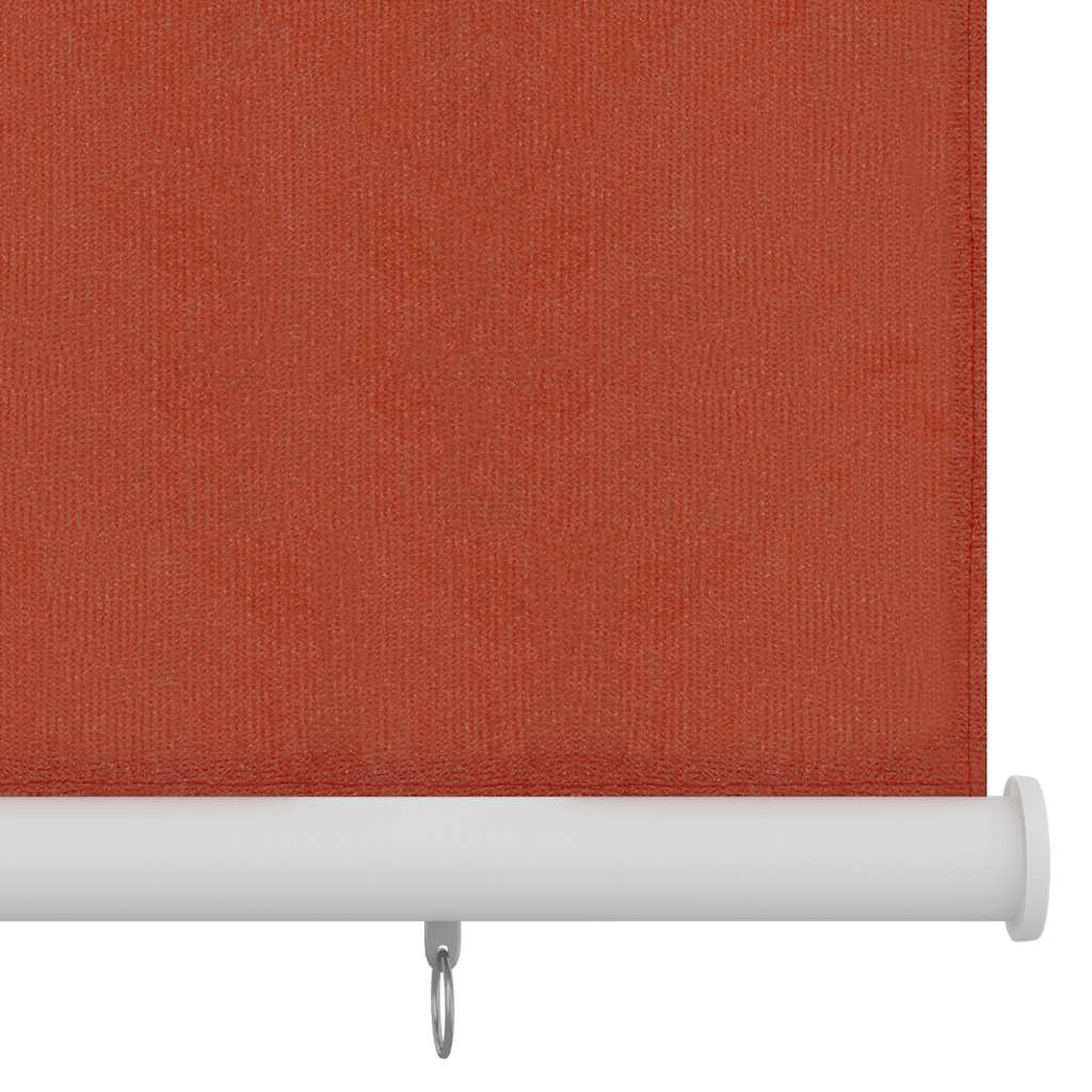 Außenrollo 225 (B) x 140 (H) cm Terrakotta HDPE