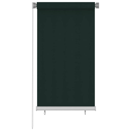 Außenrollo 85 (B) x 140 (H) cm Dunkelgrün HDPE