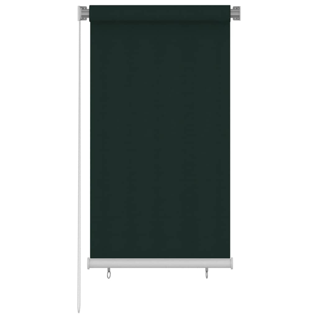Außenrollo 85 (B)x140 (H) cm Dunkelgrün HDPE