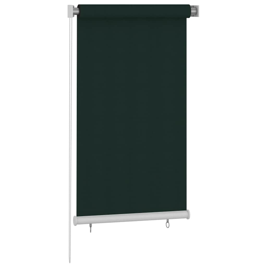 Außenrollo 85 (B)x140 (H) cm Dunkelgrün HDPE