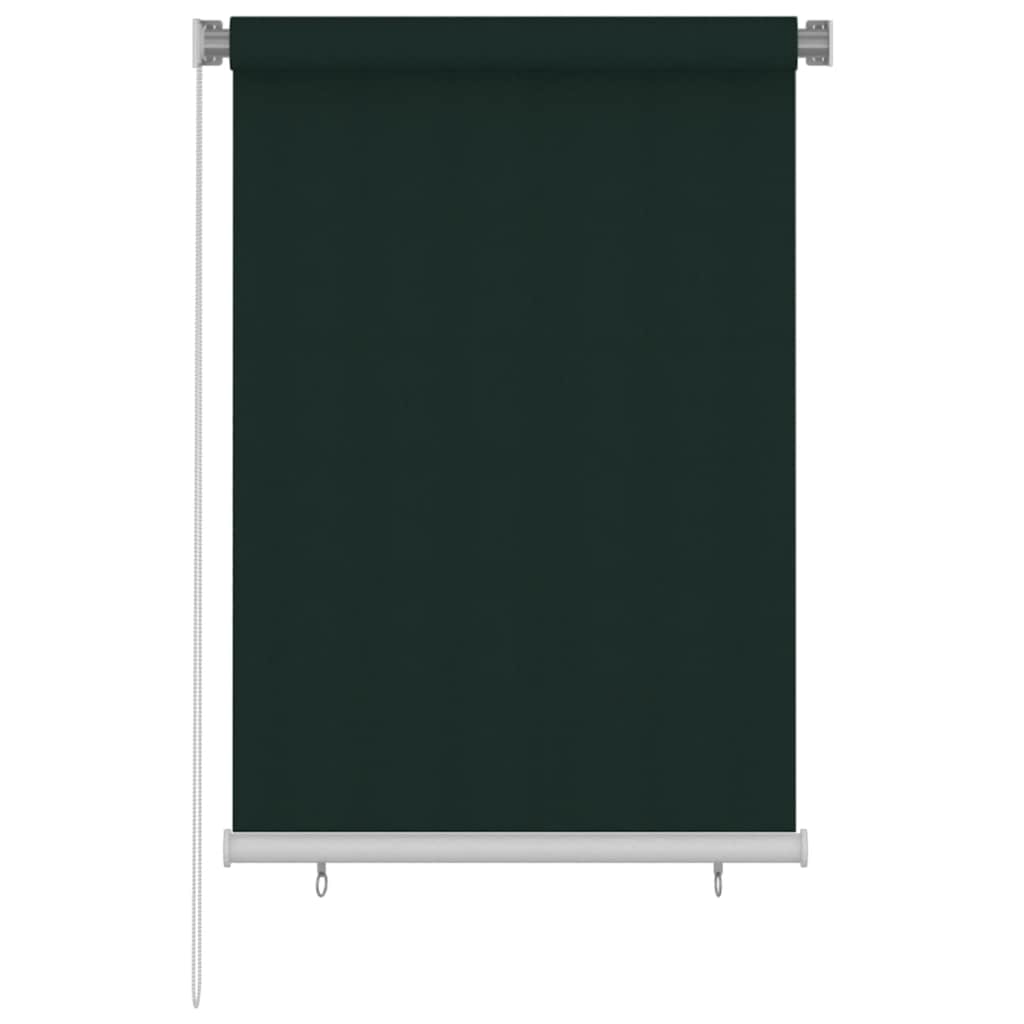 Außenrollo 105 (B) x 140 (H) cm Dunkelgrün HDPE
