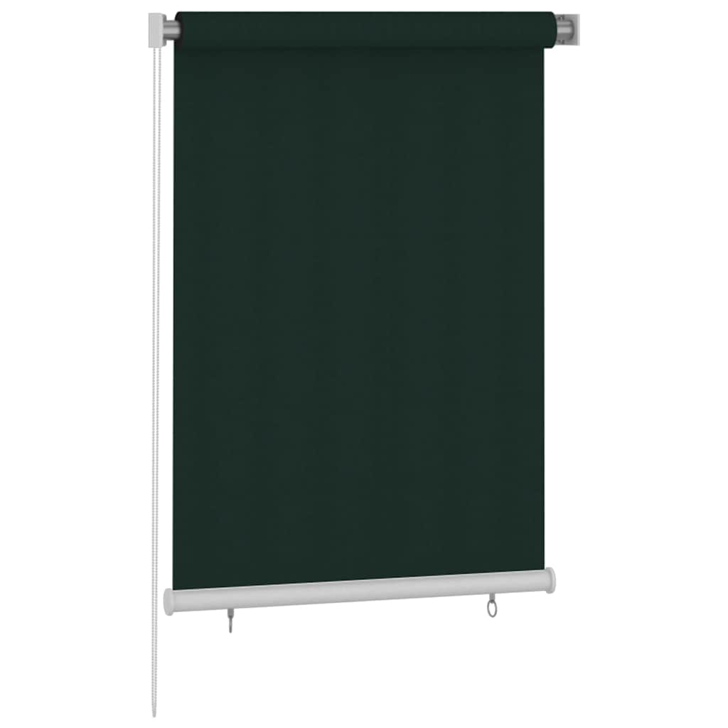 Außenrollo 105 (B) x 140 (H) cm Dunkelgrün HDPE