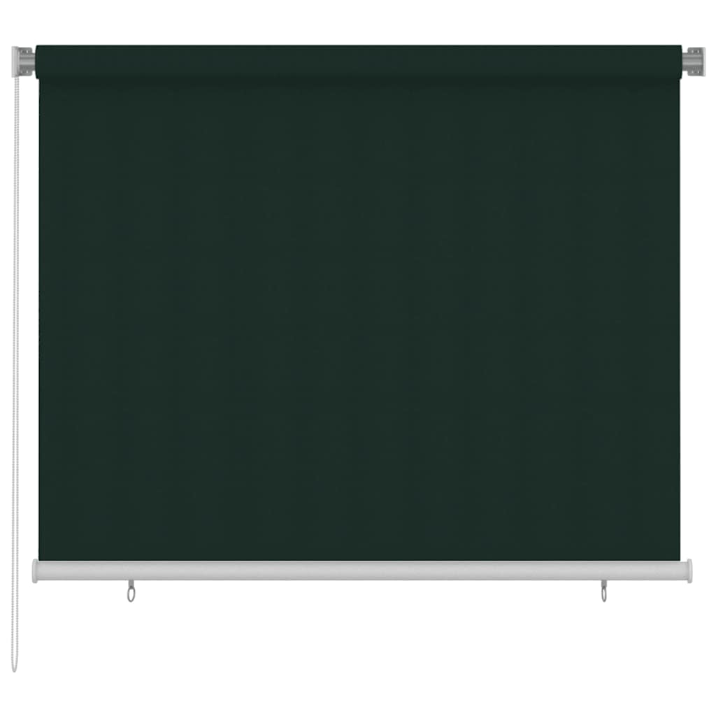 Außenrollo 185 (B) x 140 (H) cm Dunkelgrün HDPE