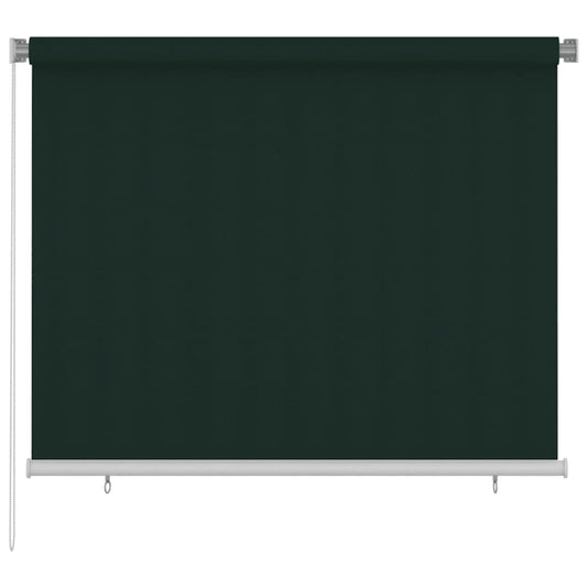 Außenrollo 185 (B) x 140 (H) cm Dunkelgrün HDPE