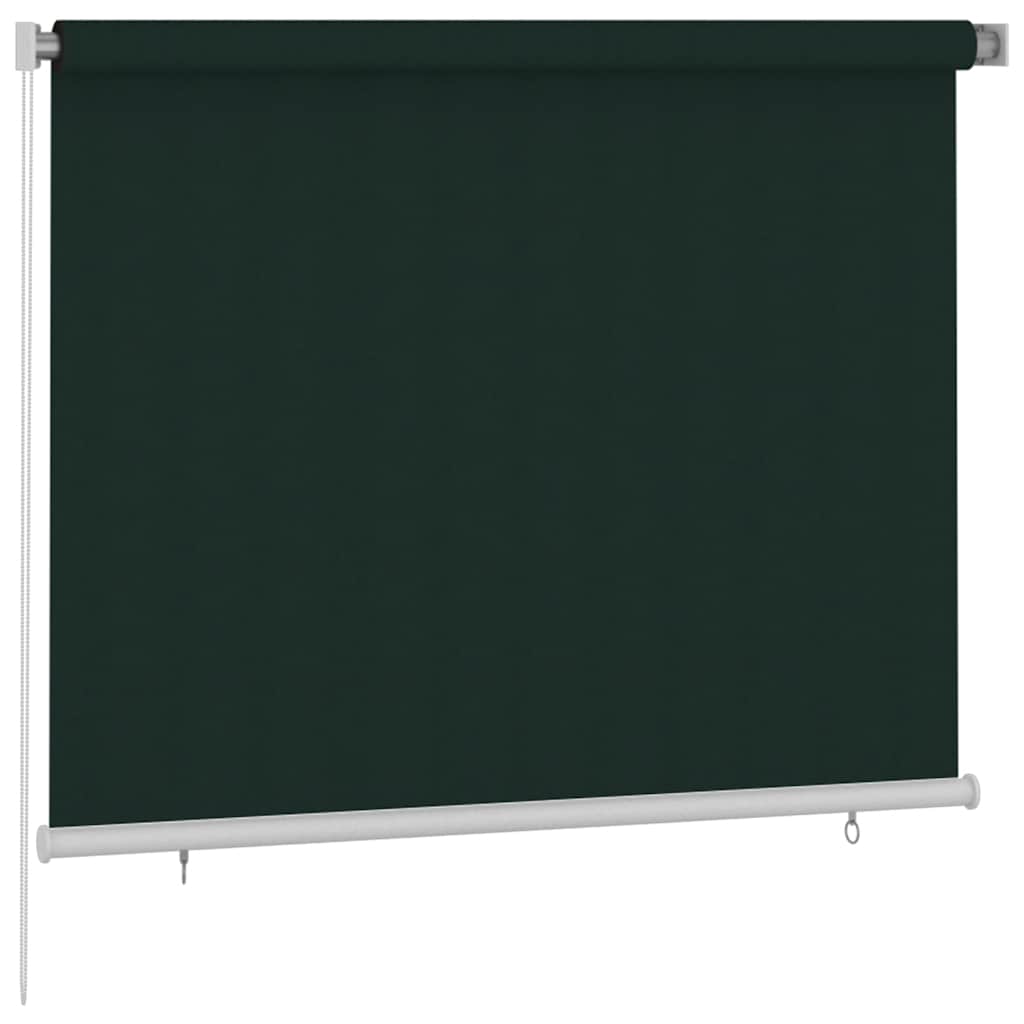 Außenrollo 185 (B) x 140 (H) cm Dunkelgrün HDPE