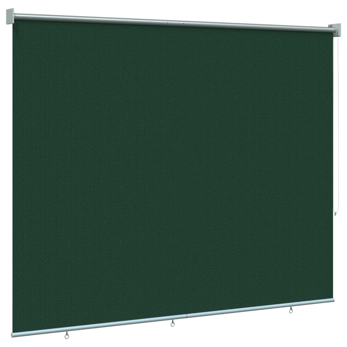 Außenrollo 205 (B)x140 (H) cm Dunkelgrün HDPE