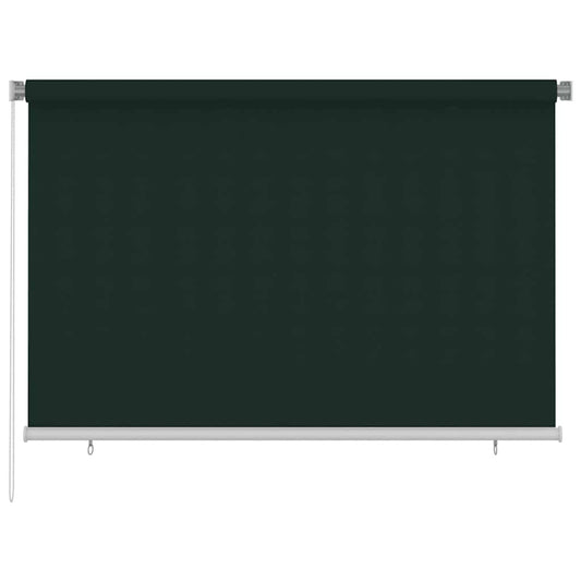 Außenrollo 225 (B) x 140 (H) cm Dunkelgrün HDPE