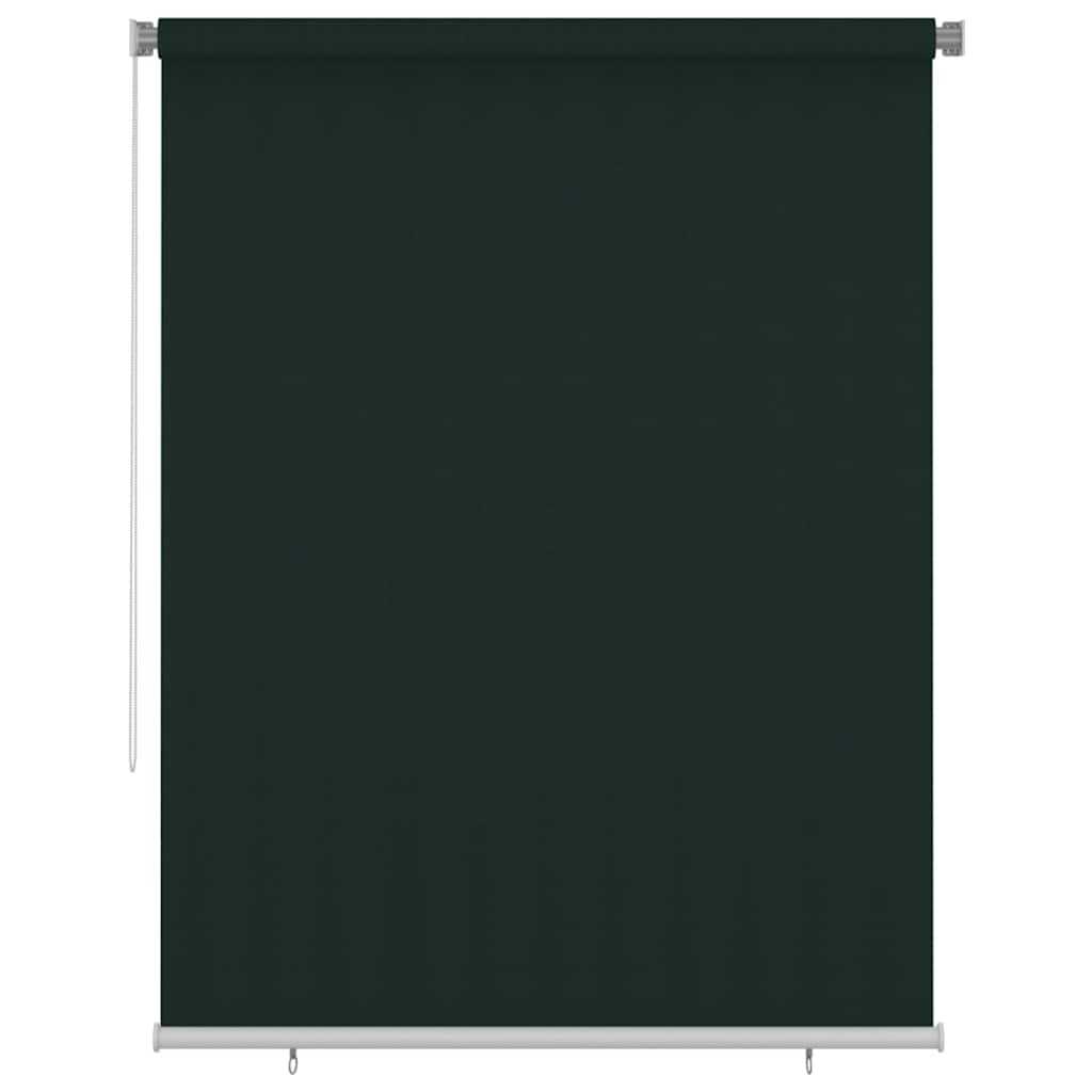 Außenrollo 185 (B) x 230 (H) cm Dunkelgrün HDPE