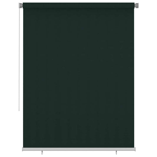 Außenrollo 185 (B) x 230 (H) cm Dunkelgrün HDPE