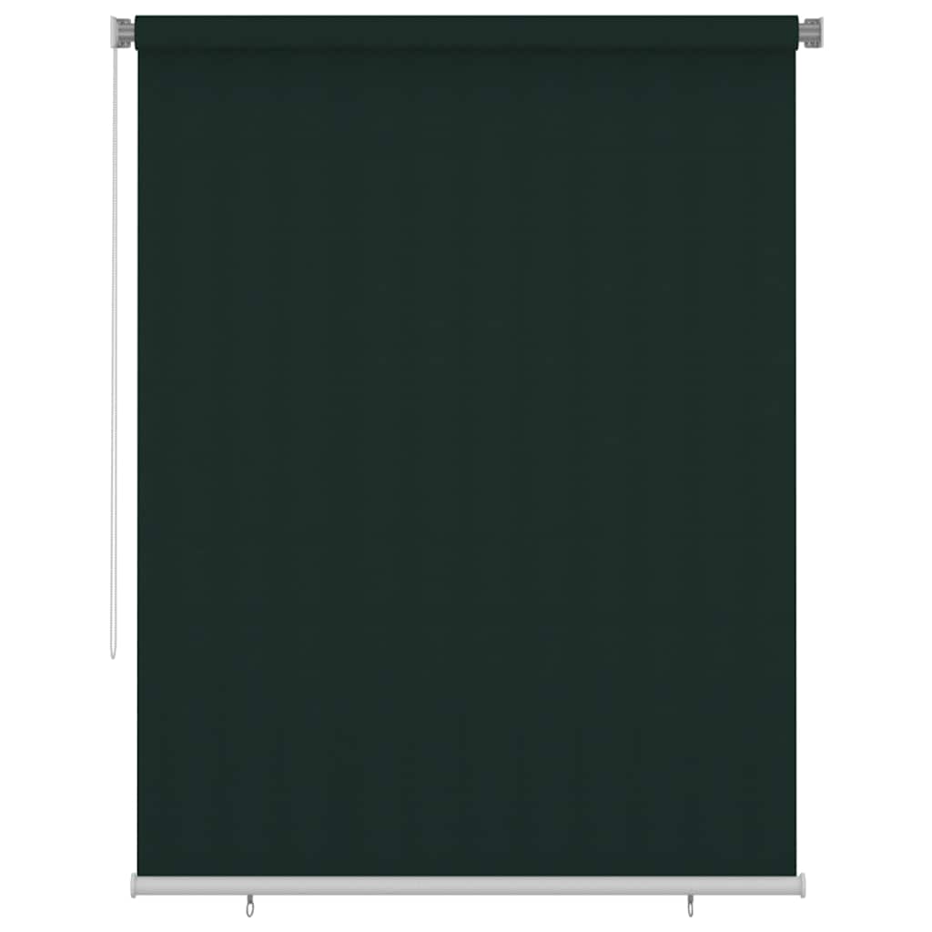 Außenrollo 185 (B)x230 (H) cm Dunkelgrün HDPE