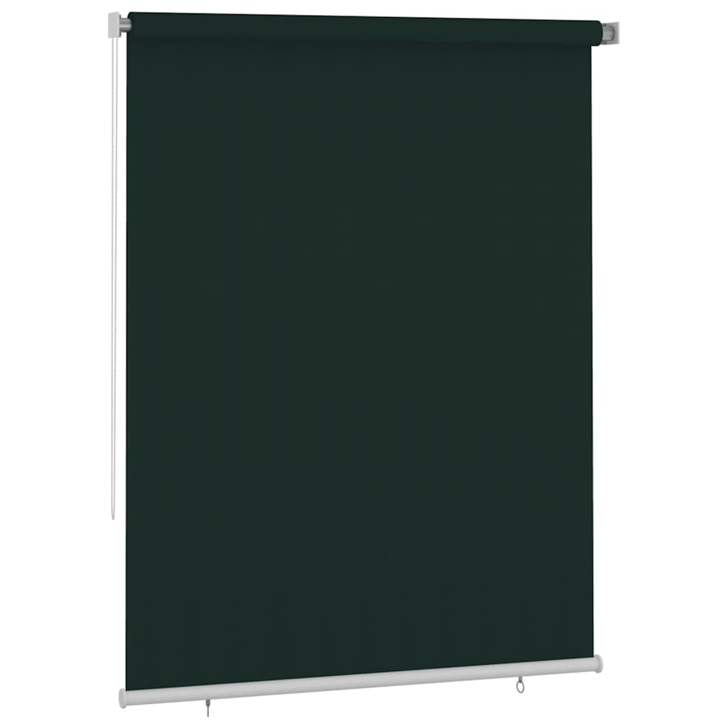 Außenrollo 185 (B) x 230 (H) cm Dunkelgrün HDPE