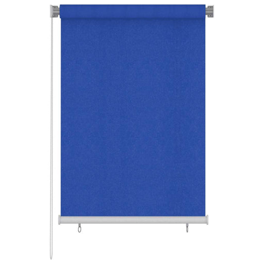 Außenrollo 105 (B) x 140 (H) cm Blau HDPE