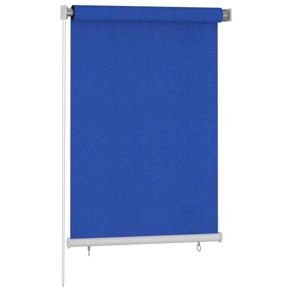 Außenrollo 105 (B)x140 (H) cm Blau HDPE