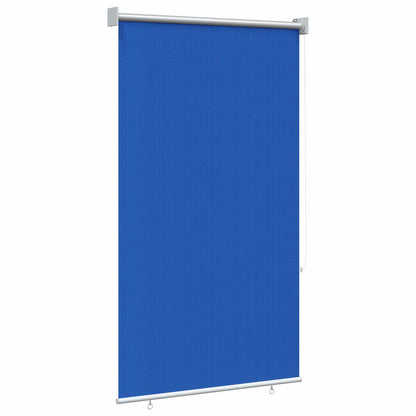 Außenrollo 105 (B)x140 (H) cm Blau HDPE