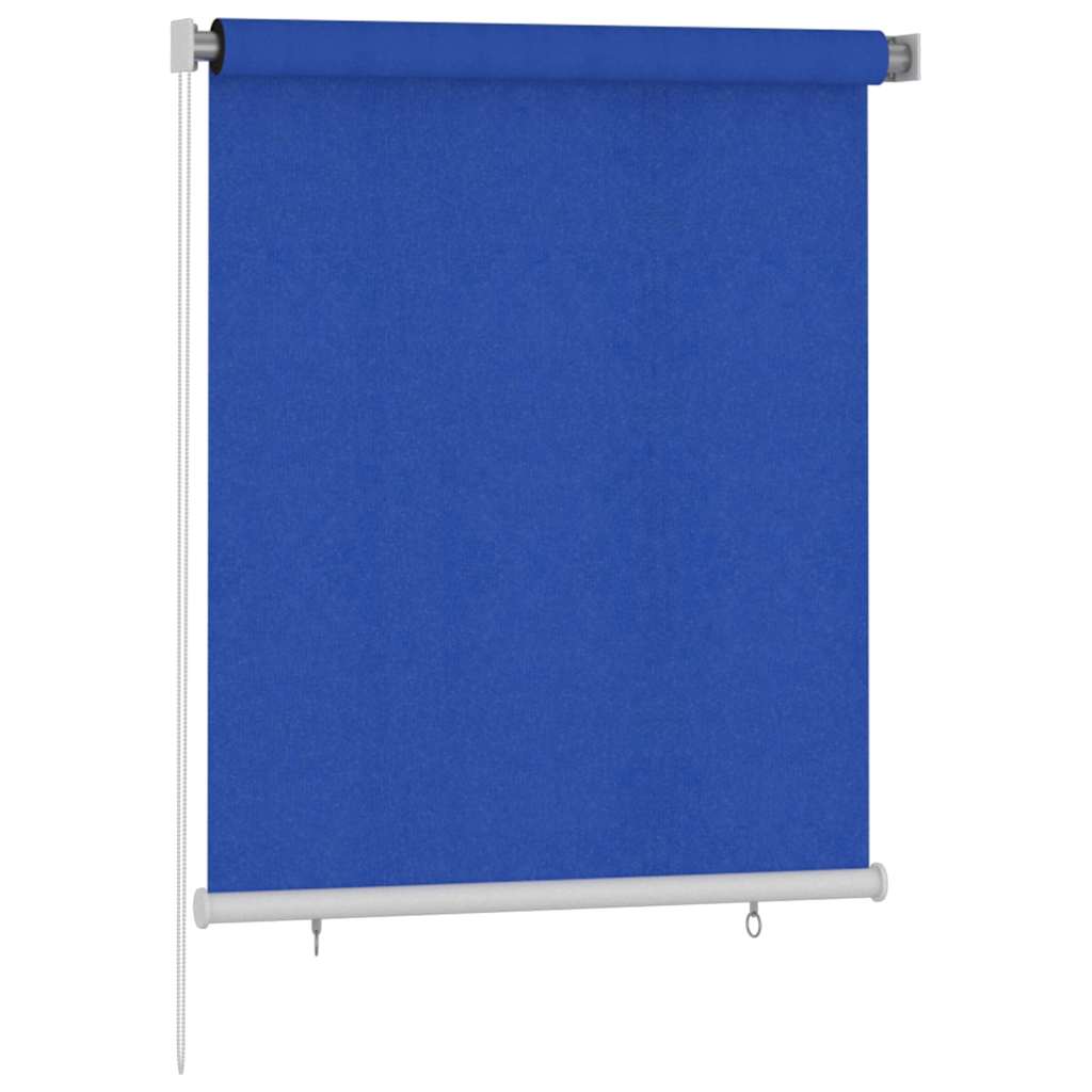 Außenrollo 125 (B)x140 (H) cm Blau HDPE