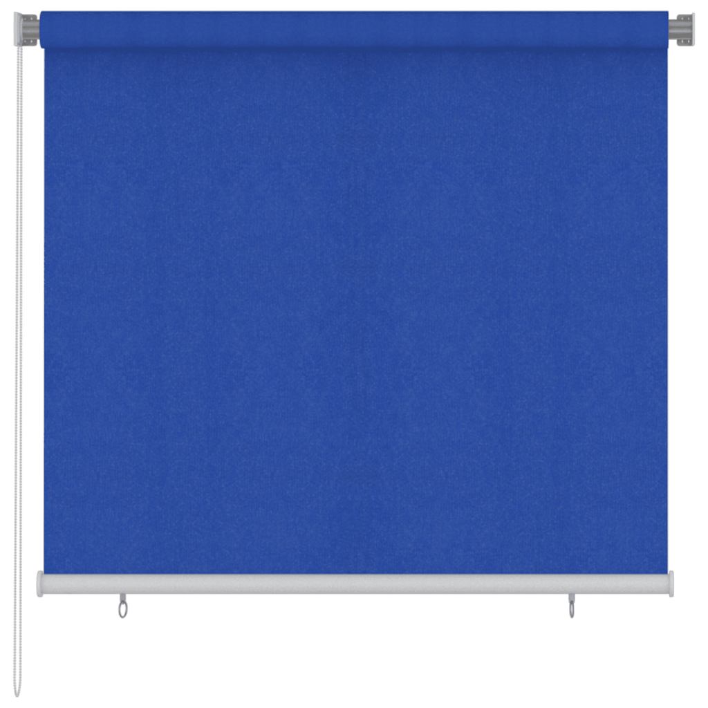 Außenrollo 165 (B) x 140 (H) cm Blau HDPE