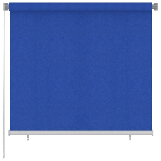 Außenrollo 165 (B) x 140 (H) cm Blau HDPE