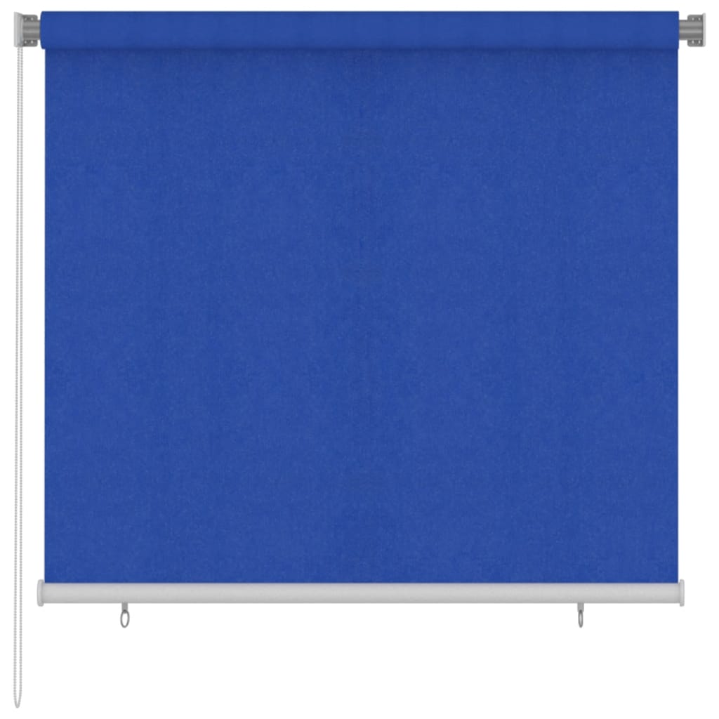 Außenrollo 165 (B)x140 (H) cm Blau HDPE