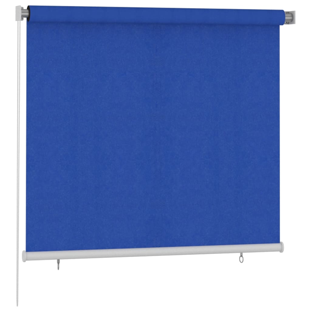 Außenrollo 165 (B) x 140 (H) cm Blau HDPE