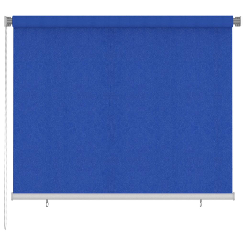 Außenrollo 185 (B) x 140 (H) cm Blau HDPE