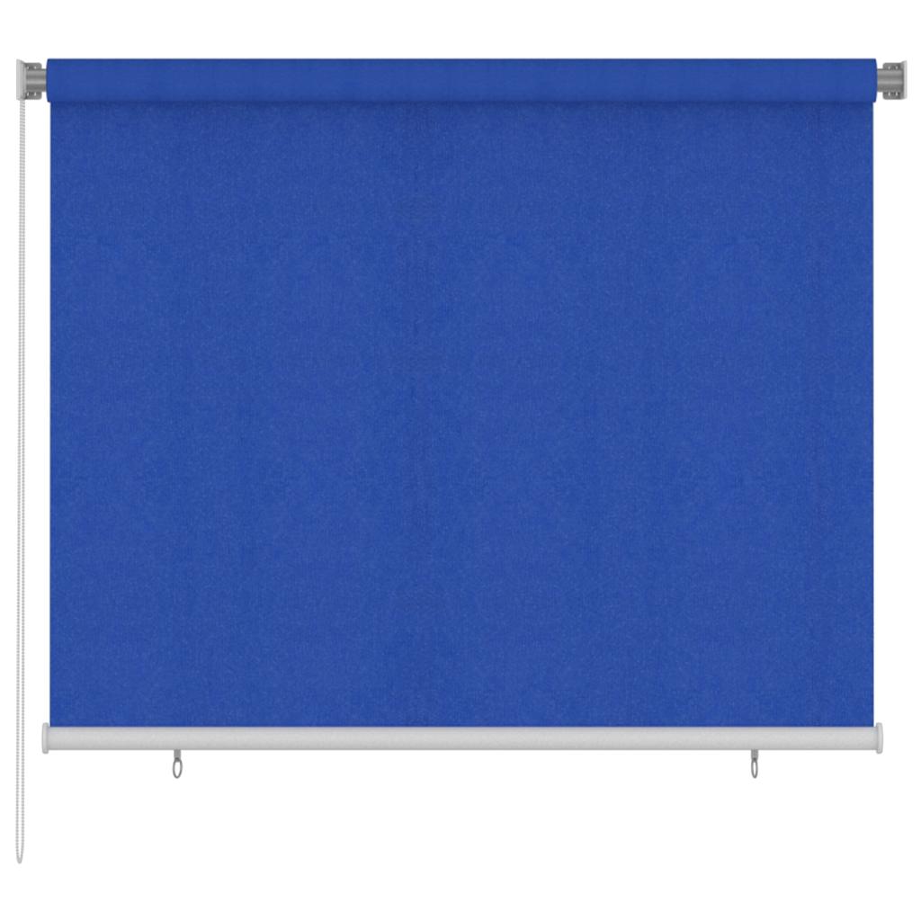 Außenrollo 185 (B)x140 (H) cm Blau HDPE