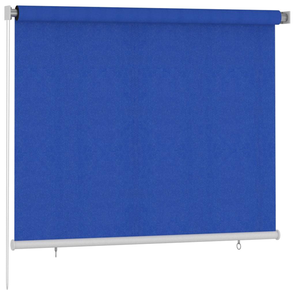 Außenrollo 185 (B)x140 (H) cm Blau HDPE