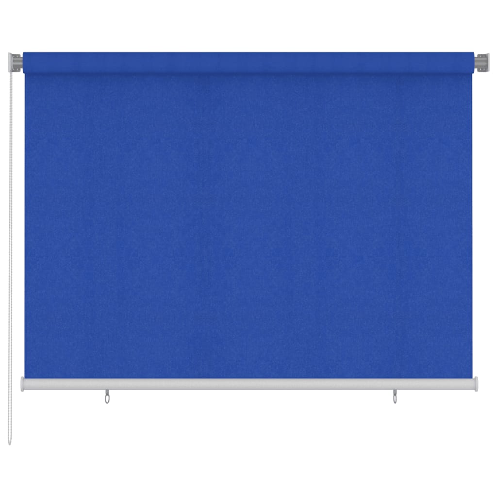 Außenrollo 205 (B) x 140 (H) cm Blau HDPE