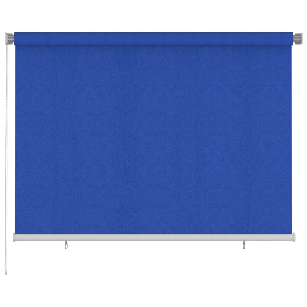 Außenrollo 205 (B)x140 (H) cm Blau HDPE