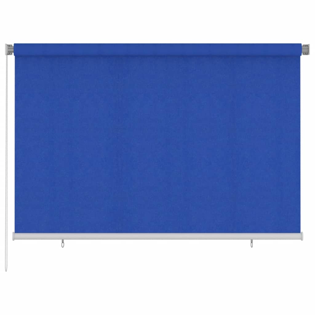 Außenrollo 225 (B) x 140 (H) cm Blau HDPE
