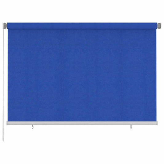 Außenrollo 225 (B) x 140 (H) cm Blau HDPE