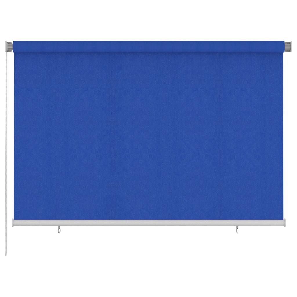 Außenrollo 225 (B)x140 (H) cm Blau HDPE
