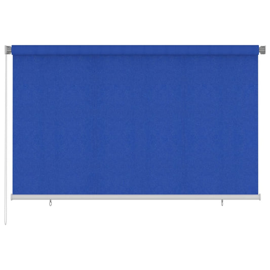 Außenrollo 245 (B) x 140 (H) cm Blau HDPE