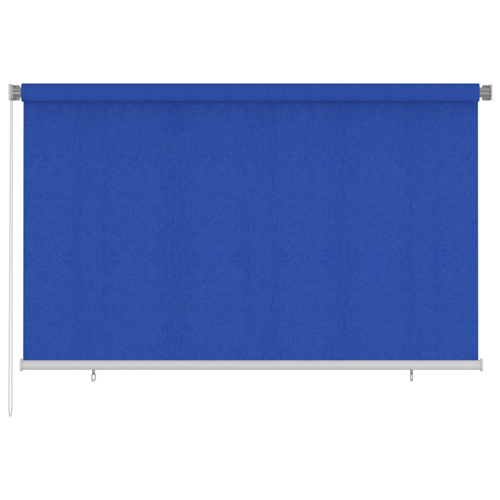 Außenrollo 245 (B)x140 (H) cm Blau HDPE