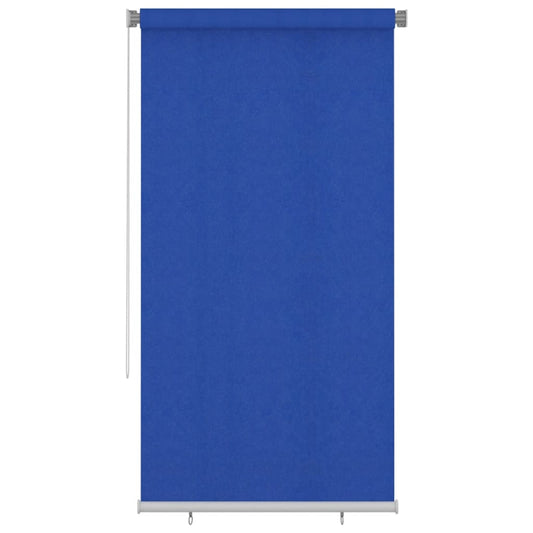 Außenrollo 125 (B) x 230 (H) cm Blau HDPE