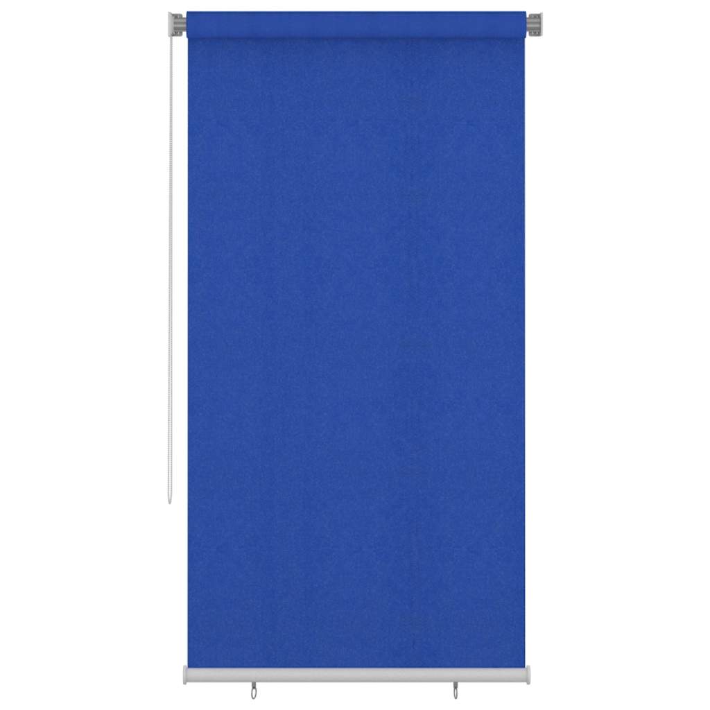 Außenrollo 125 (B)x230 (H) cm Blau HDPE