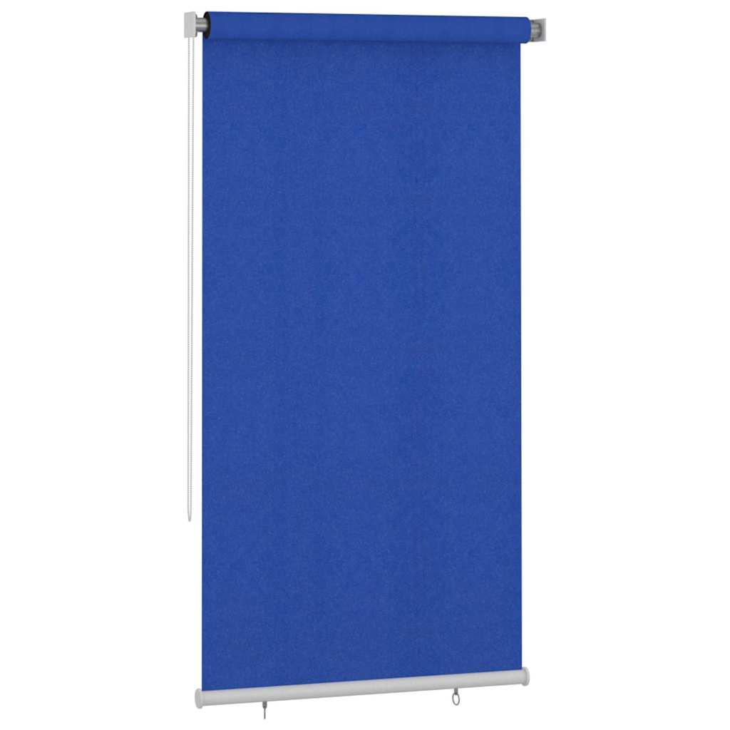 Außenrollo 125 (B)x230 (H) cm Blau HDPE