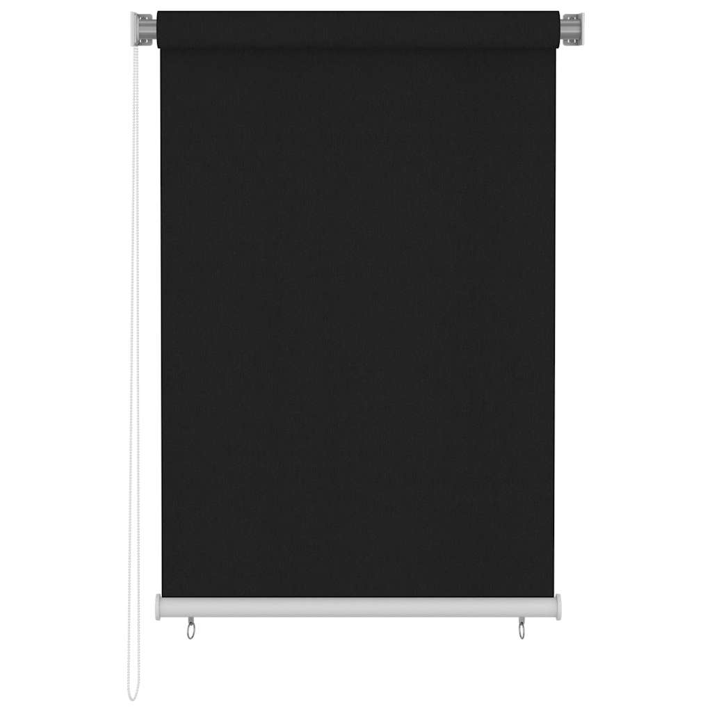 Außenrollo 105 (B) x 140 (H) cm Schwarz