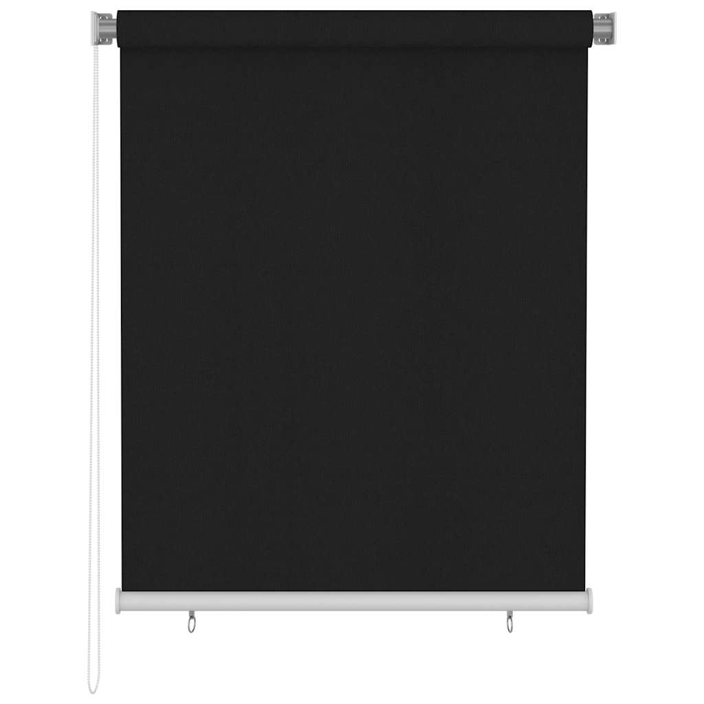 Außenrollo 120x140 cm Schwarz