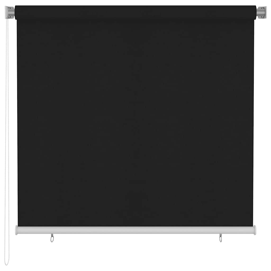 Außenrollo 160x140 cm Schwarz