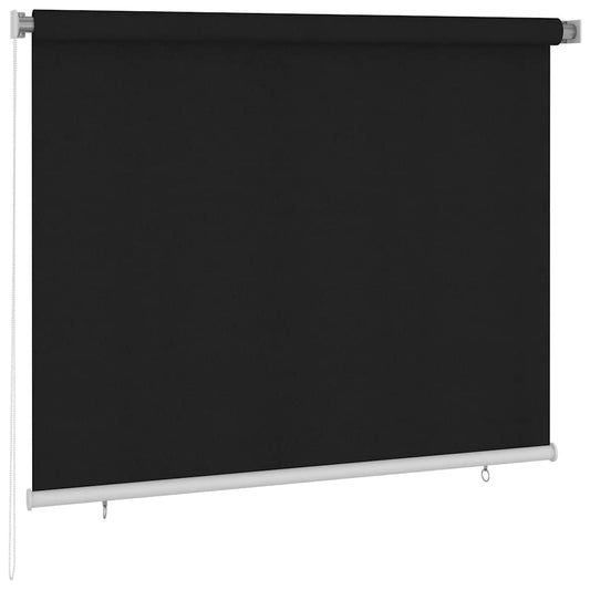 Außenrollo 185 (B) x 140 (H) cm Schwarz