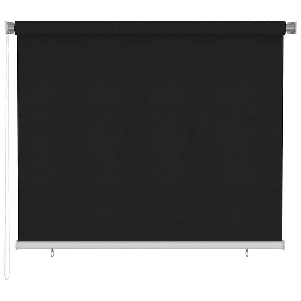 Außenrollo 180x140 cm Schwarz