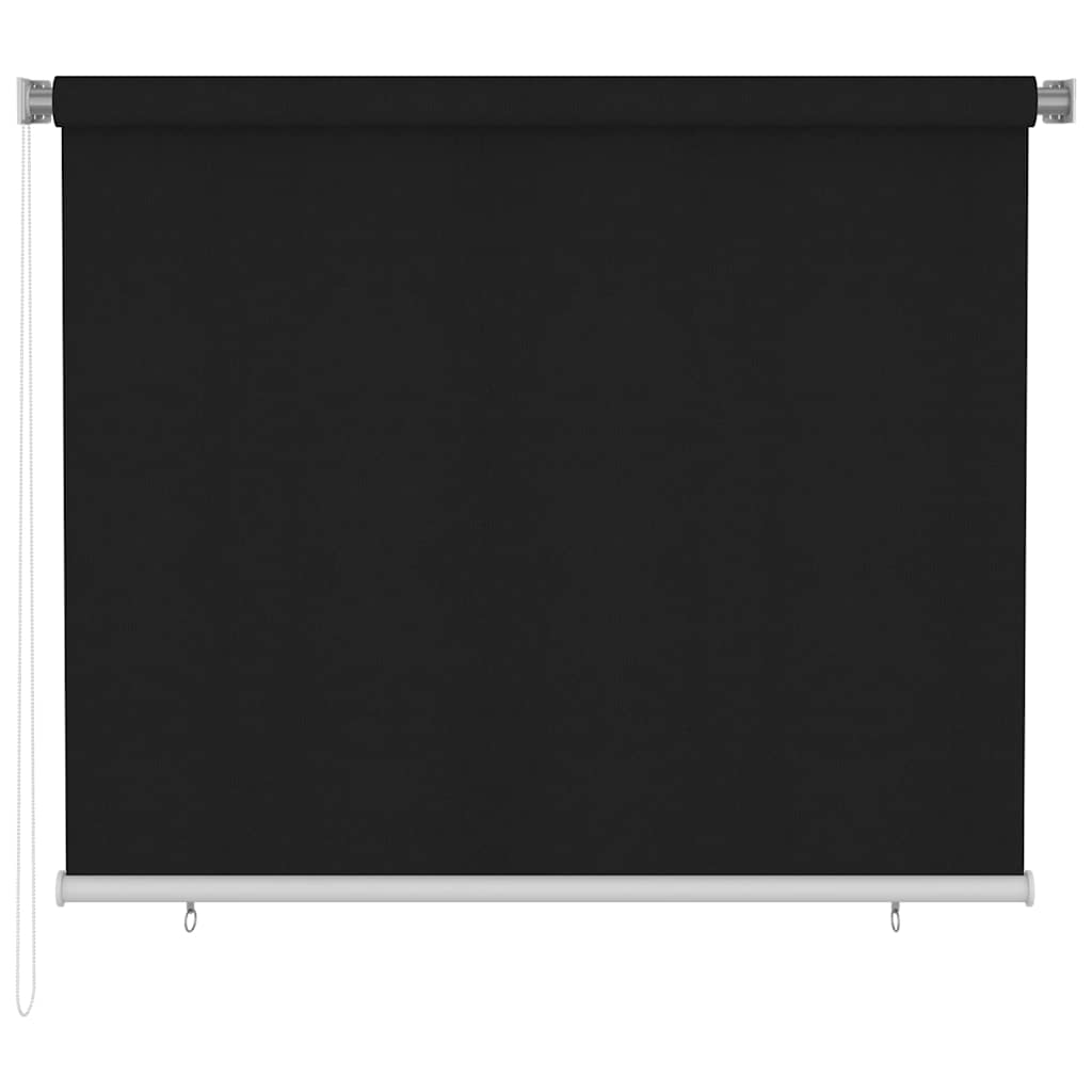 Außenrollo 185 (B) x 140 (H) cm Schwarz