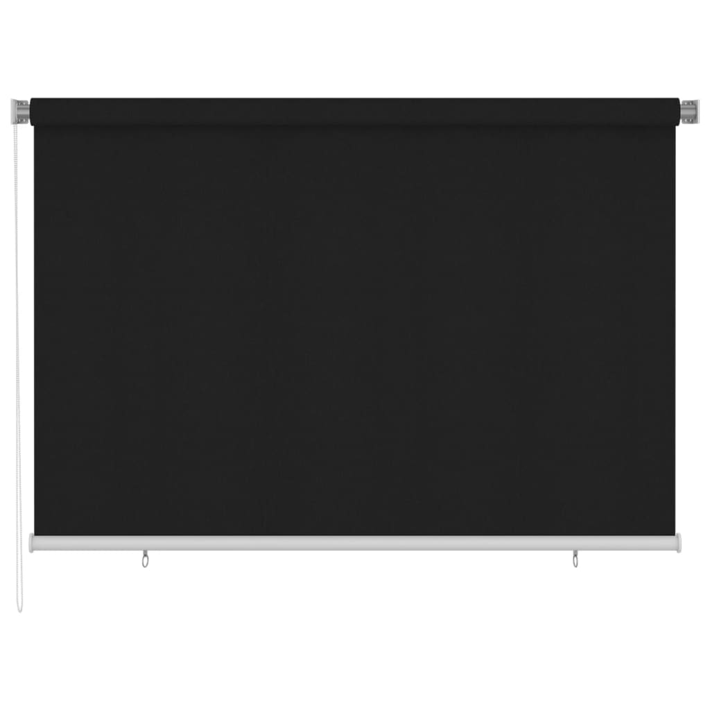 Außenrollo 220x140 cm Schwarz